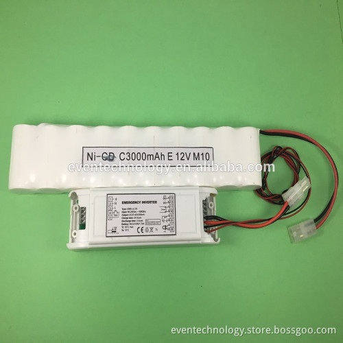 12V C 3000mAh Ni-CD Batteries for led tube/light batteries pack for led tube